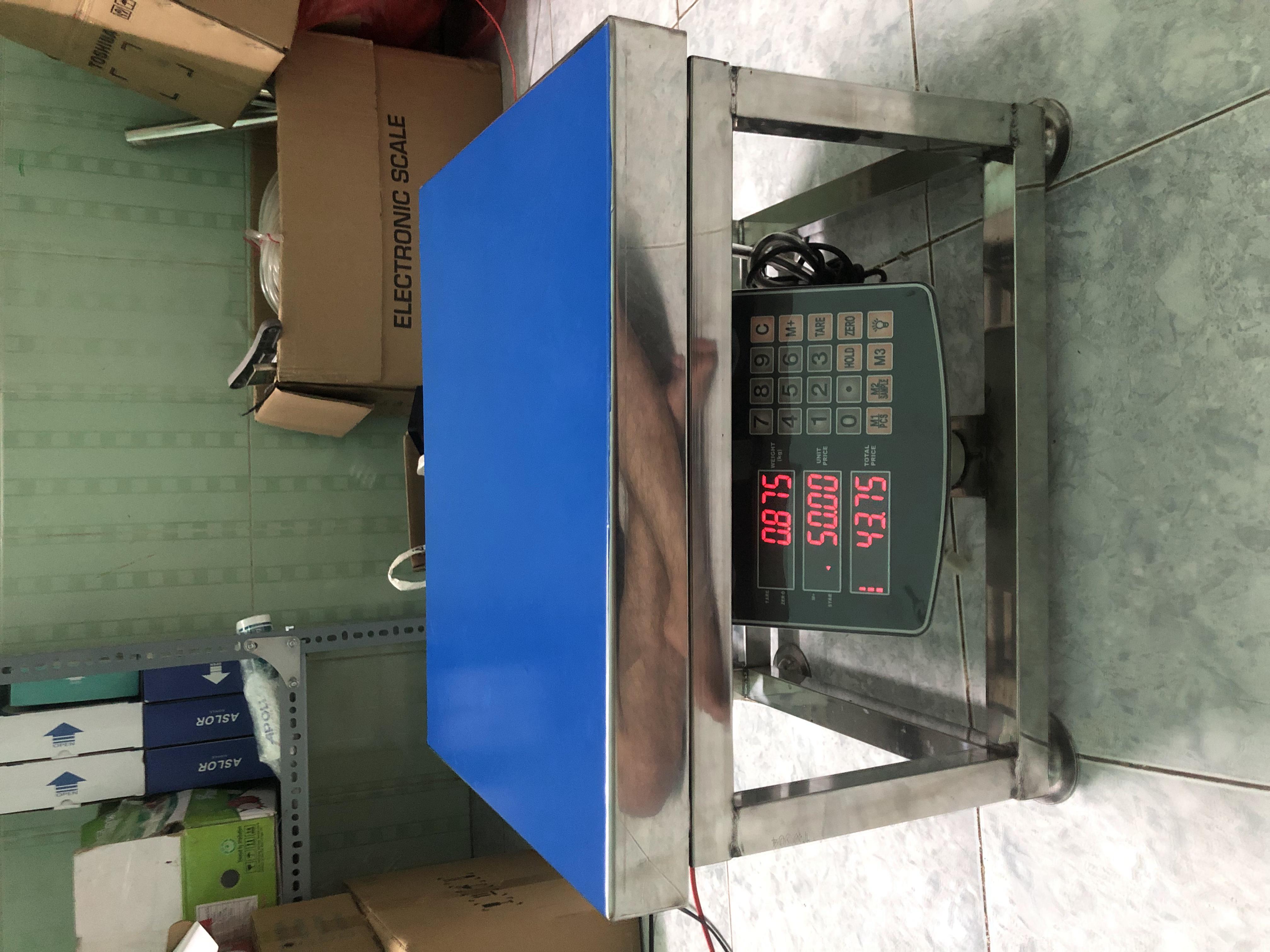 Cân Bàn Điện Tử Tính Tiền Ghế Ngồi INOX ACS JE 250 kg