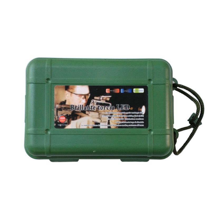 Đèn pin cầm tay siêu sáng US ARMY XML -T6 cao cấp - Đèn pin cao cấp vỏ hợp kim chống nước kèm hộp full box - Hàng chính hãng D Danido