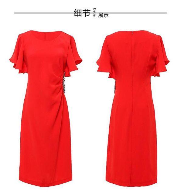 ĐẦM BODY TAY BÈO EO ĐÁ CAO CẤP
