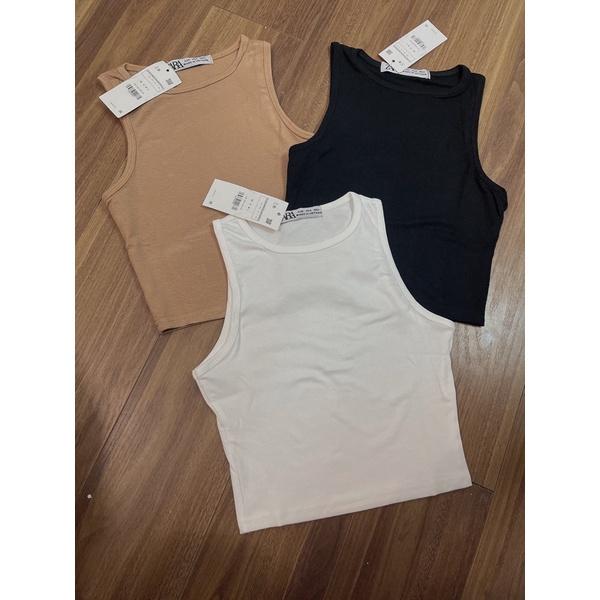 M68. Áo ba lỗ croptop ngược thun gân mềm mịn, hàng loại 1 cao cấp