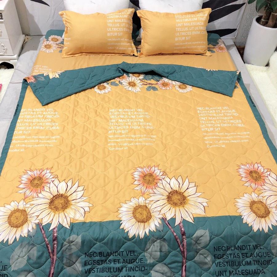 Bộ vỏ chăn ga gối coton poly Goosan - mẫu con vật đáng yêu