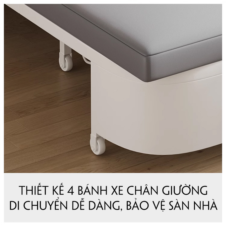 Giường gấp thành ghế thông minh , sofa giường có ngăn chứa đồ , vải nano cao cấp