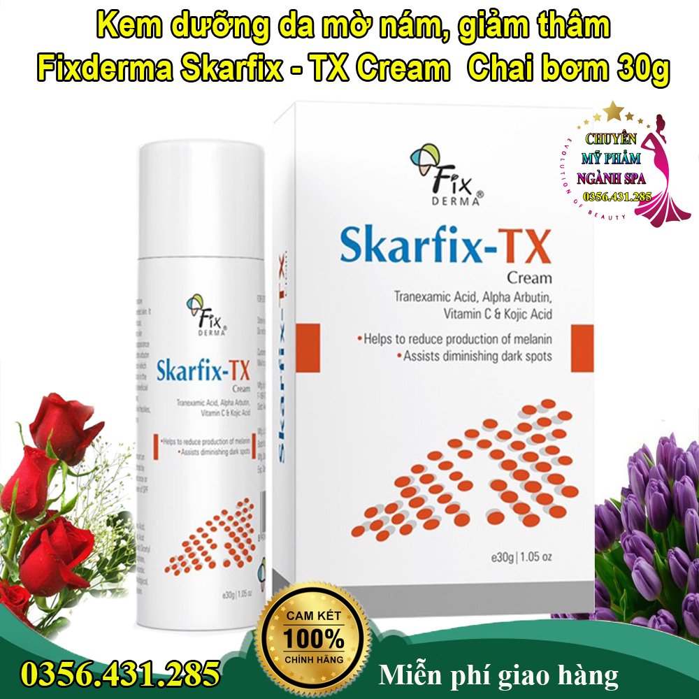 Kem Dưỡng Da Mờ Thâm Nám, Tàn Nhang Fixderma Skarfix-TX Cream 15g và 30g