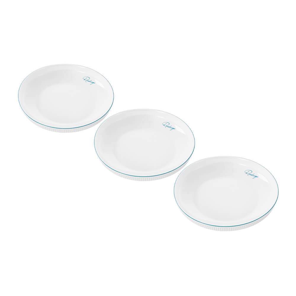 Bộ 3 Đĩa Tròn Sâu Lòng Elmich RoseDesign EL-0241, Hàng Chính Hãng, Chất Liệu Sứ Cao Cấp - JoyMall