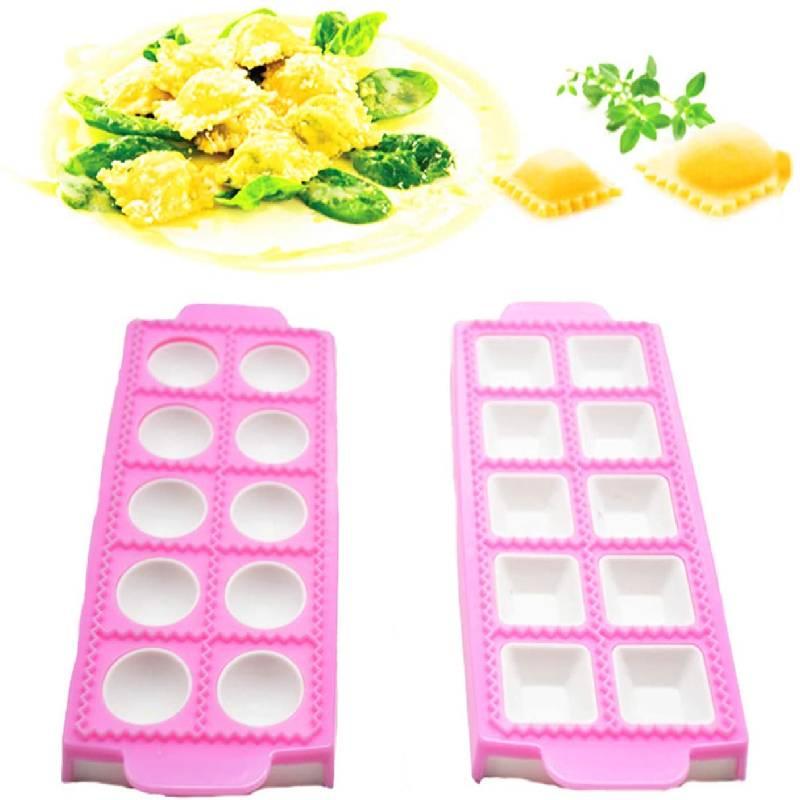 Bột Ăn Dặm Vị Mặn Bò Rau Củ Khuôn Nhựa Bột Ăn Dặm Vị Mặn Bò Rau Củ Khay Ý Raviolis Tem Máy Làm Cắt Máy Làm Mì Sợi Bánh Bao Máy Làm Bánh Bao Khuôn Vật Dụng Nhà Bếp