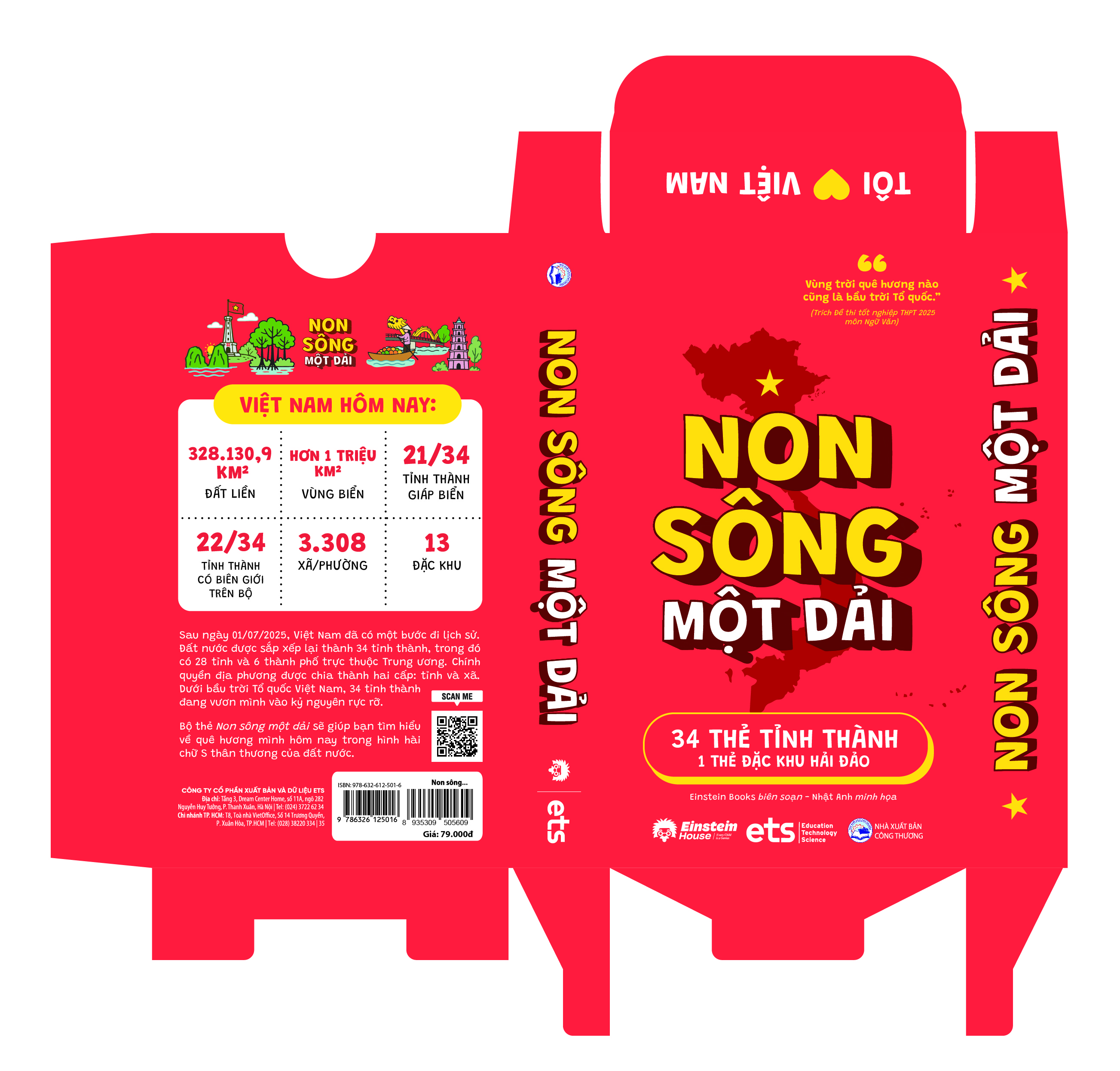 Sách Flash Card: Non Sông Một Dải
