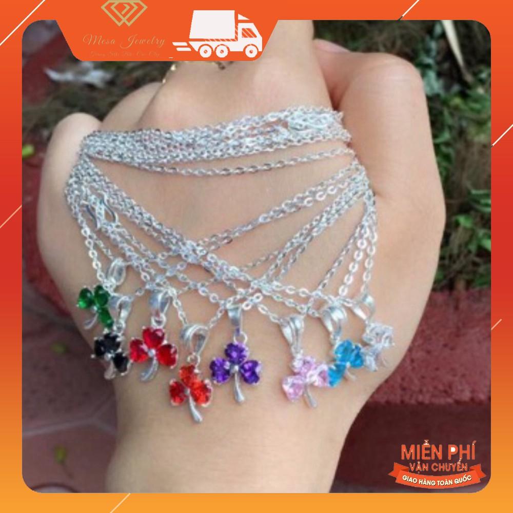 Dây CHUYỀN cỏ 3 lá đủ màu