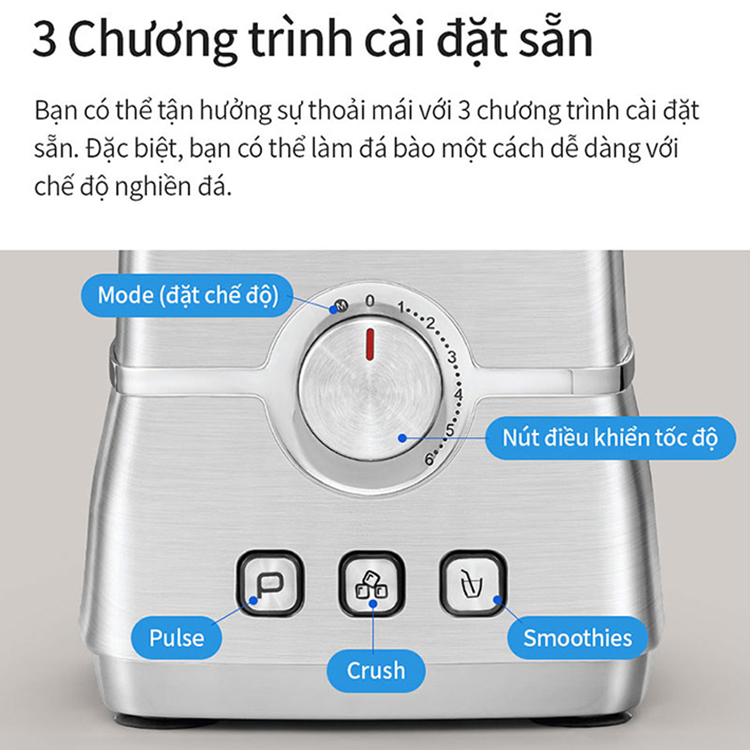 Máy xay sinh tố siêu mạnh Lock&Lock EJM476SLV - Hàng chính hãng
