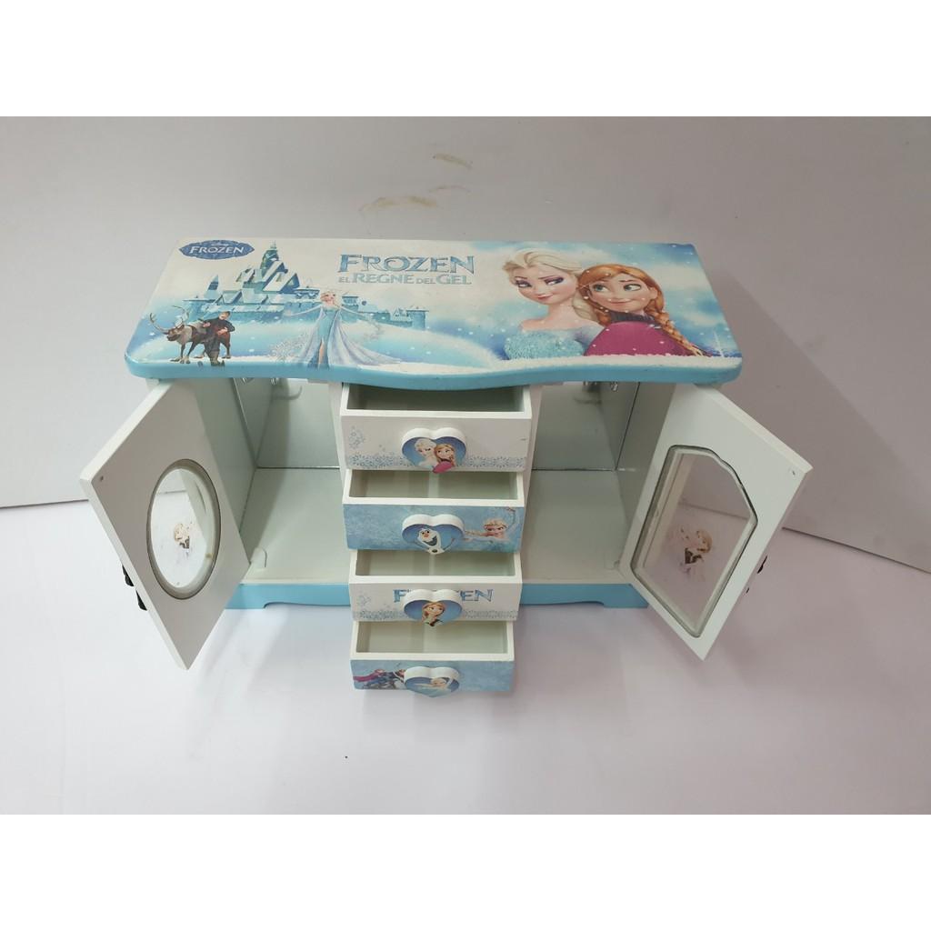 Tủ Đựng Trang Sức Mini Hình Frozen Elsa