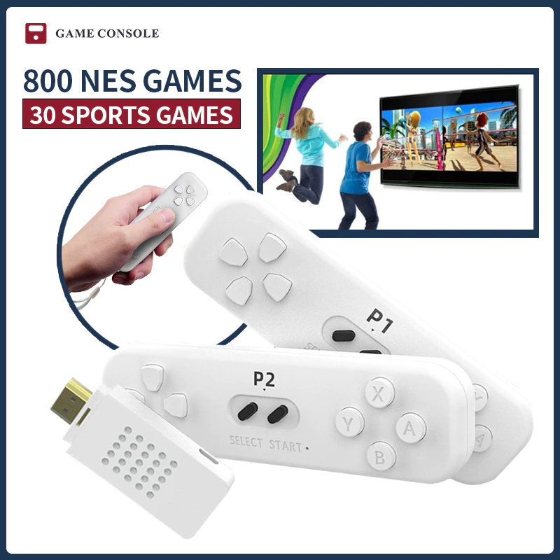 Máy chơi game mô phỏng vận động kết nối HDMI Tivi và màn hình lớn gồm 830 trò, Hỗ trợ tải game thiết kệ nhỏ gọn tiện lợi.