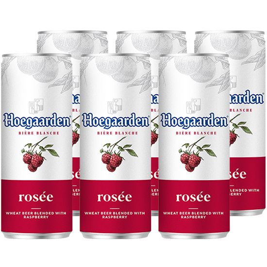 Bia Hoegaarden Rosée 330ml 6 lon