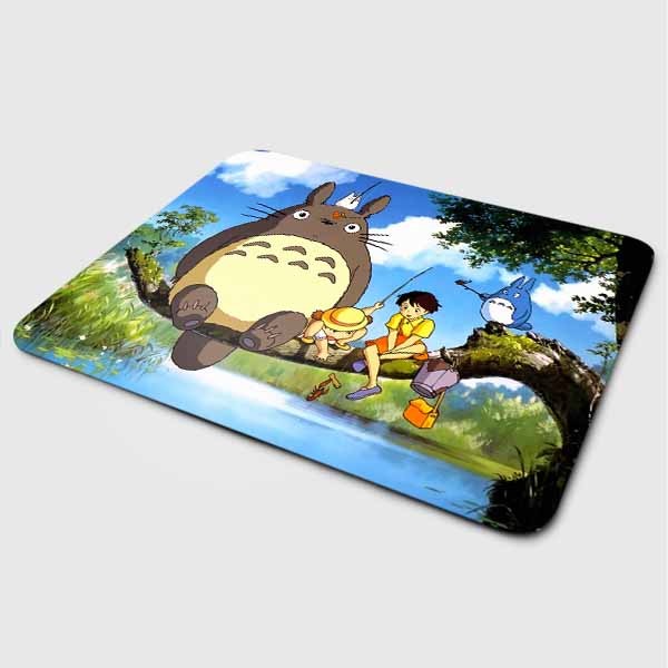 Miếng lót chuột mẫu Ghibli Câu Cá (20x24 cm) - Hàng Chính Hãng