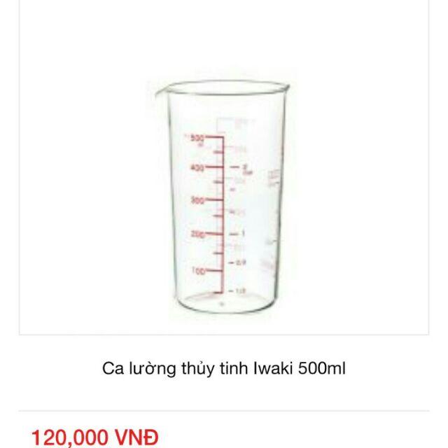 Ca lường thủy tinh Iwaki 500ml