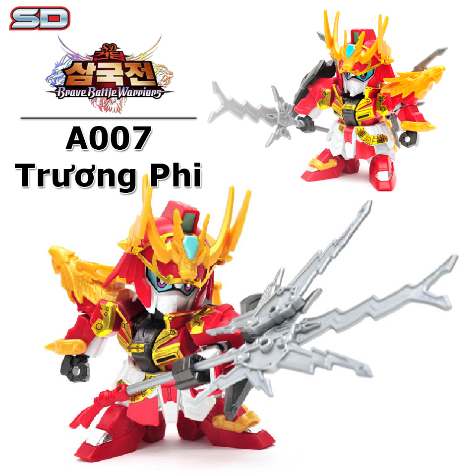 Đồ chơi lắp ráp Gundam Tam Quốc A007 Trương Phi