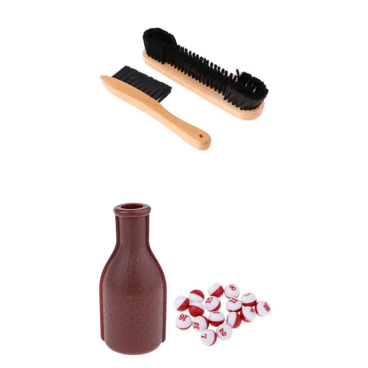 Pool Snooker Table Brush Cleaner Tool for Rail Felt Bed Dust Cleaning