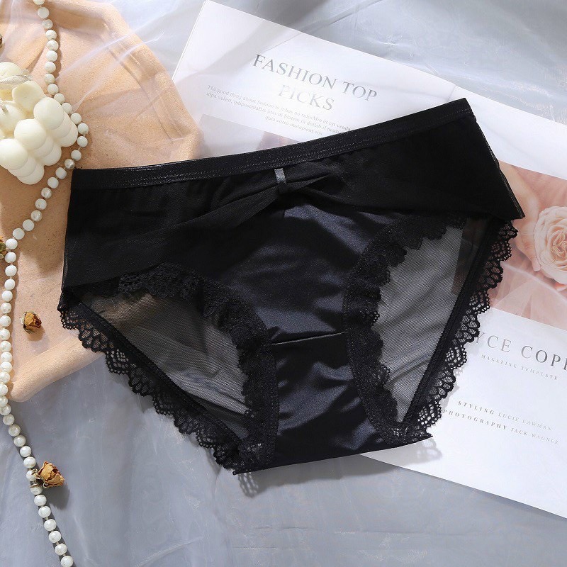 Quần lót nữ viền ren quyến rũ, xuyên thấu sexy gợi cảm mã 033