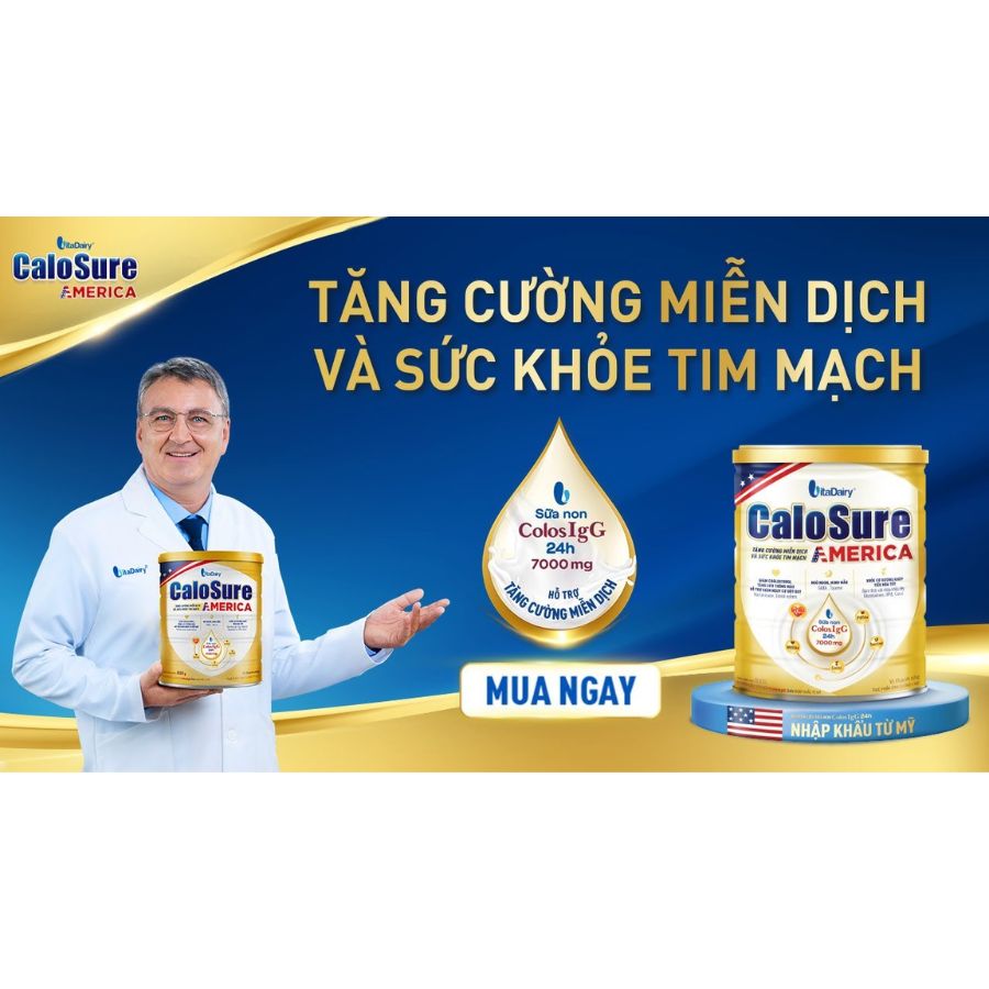 Sữa bột CaloSure America vị thanh nhẹ 400g