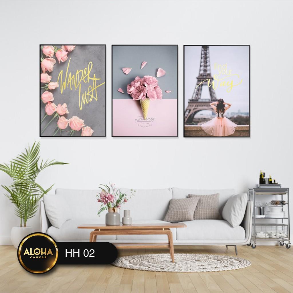 MUA 1 TẶNG 1 3 Tranh Canvas Treo Tường Hiện Đại Phòng Khách Phòng Ngủ Cầu Thang Phòng Bếp