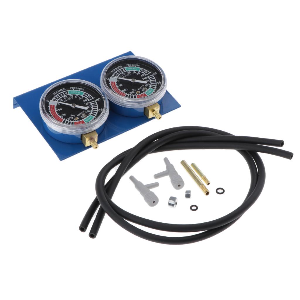 2Pcs Carb Carburetors Synchronizer Vacuum Balancer Gauge 2 Cylinder Set
