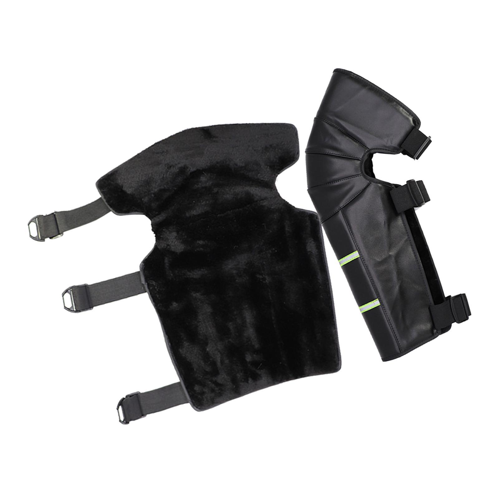 2x Knee Pads Guards Leggings Motorcycles Protective Gear Adjustable Scooter