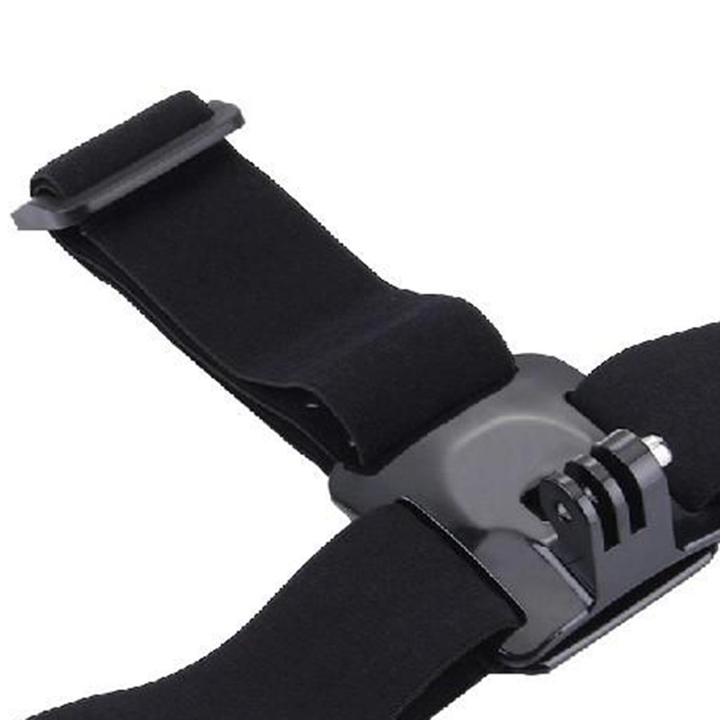 Cell Phone Head Mount Headband Mobile Phone Holder w/ Clip Universal Black