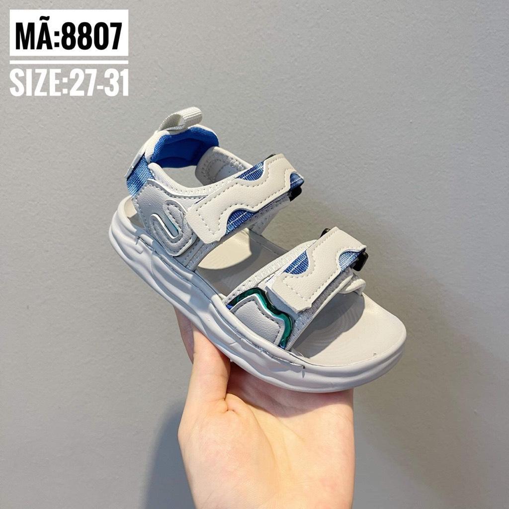 Sandal cá tính cho bé trai 8807 - Dép quai hậu độc đáo cho bé - Sandal có thể nới, chỉnh quai trên