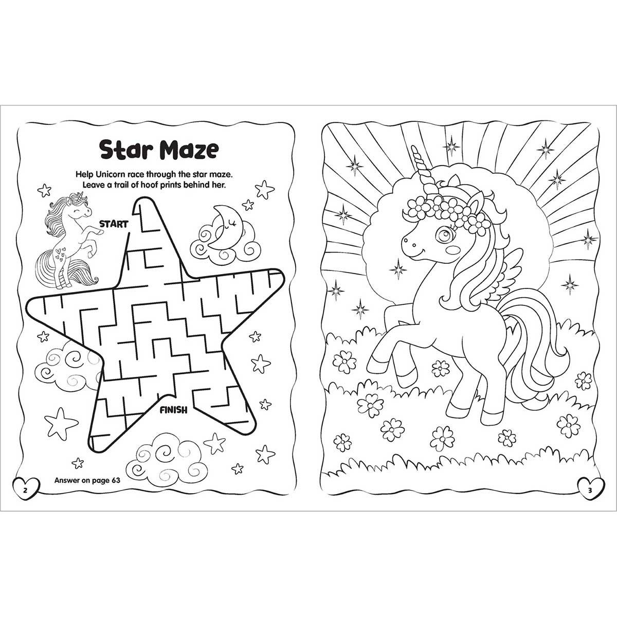 Sách Unicorn - Mega Colouring Book