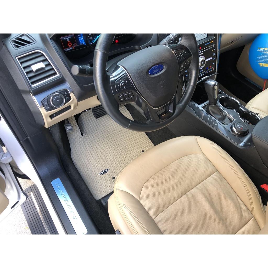 Thảm lót sàn ô tô KATA cho xe Ford Explorer  - Khít với sàn xe, Chống thấm, Không mùi, Không ẩm mốc