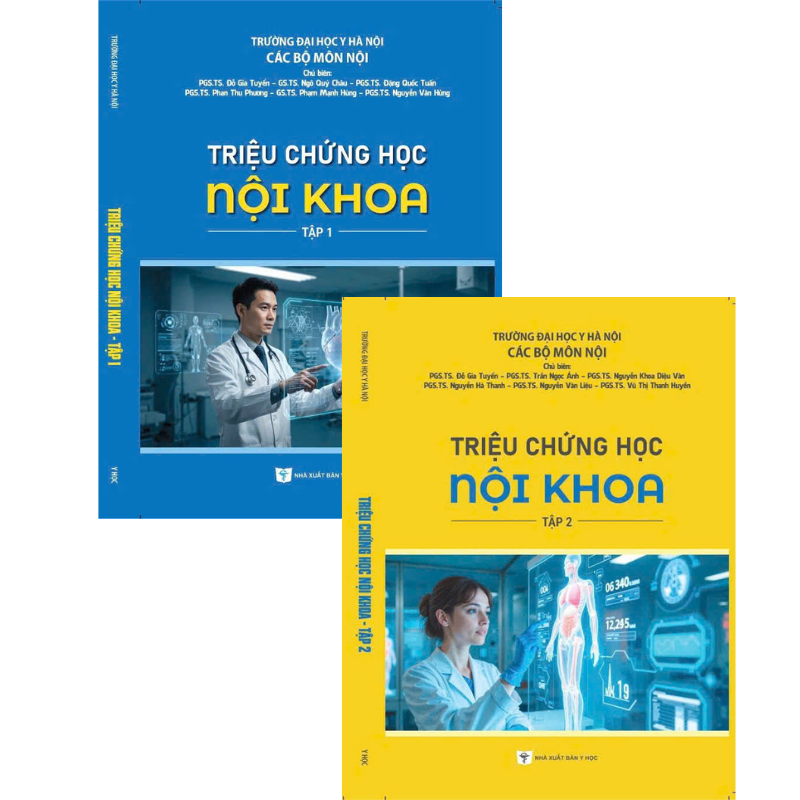 Sách - Triệu chứng học nội khoa 2025(Tập 1 + Tập 2)