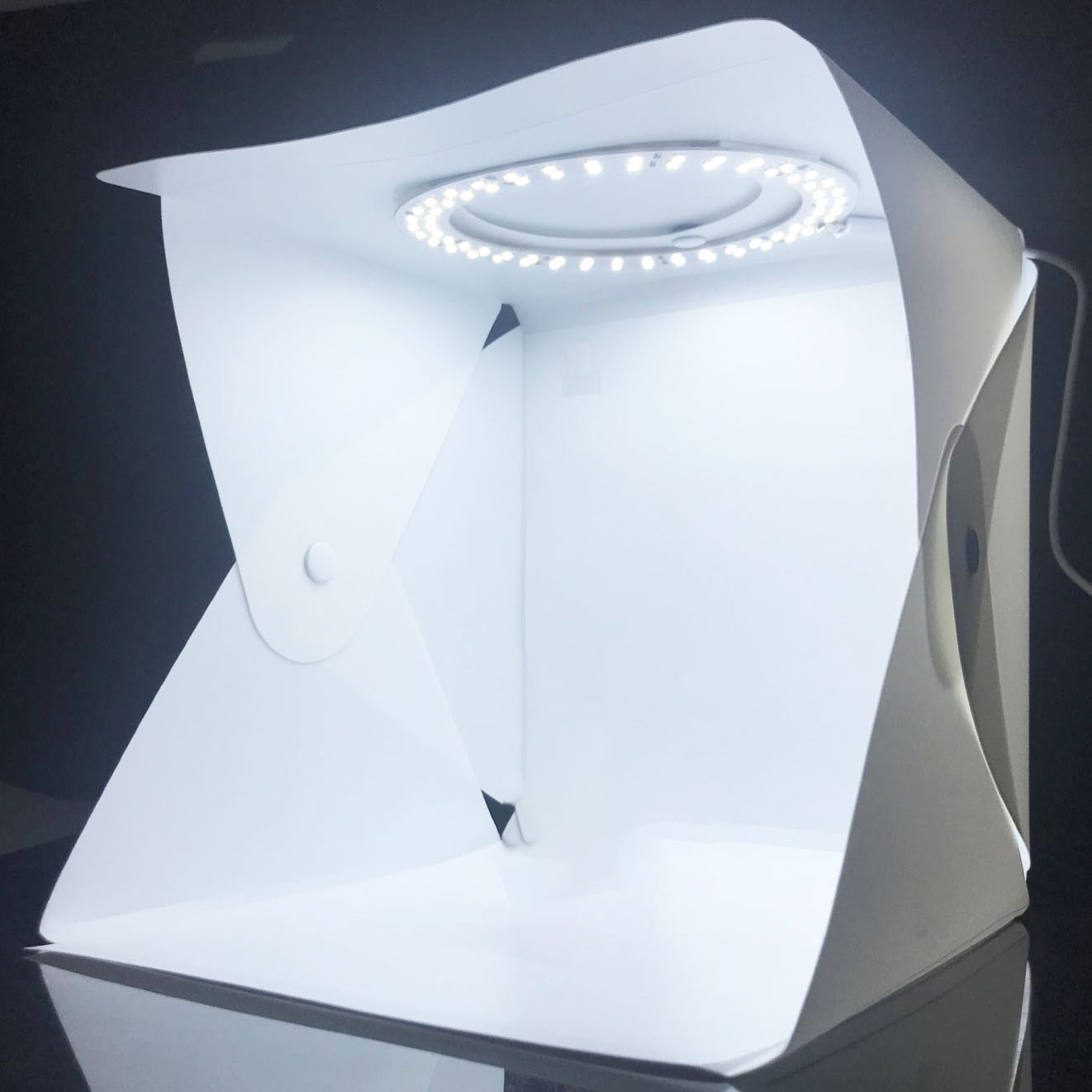 Hộp Studio Chụp Mẫu Sản Phẩm Tích Hợp 72 Đèn Led Siêu Sáng  HH.1A