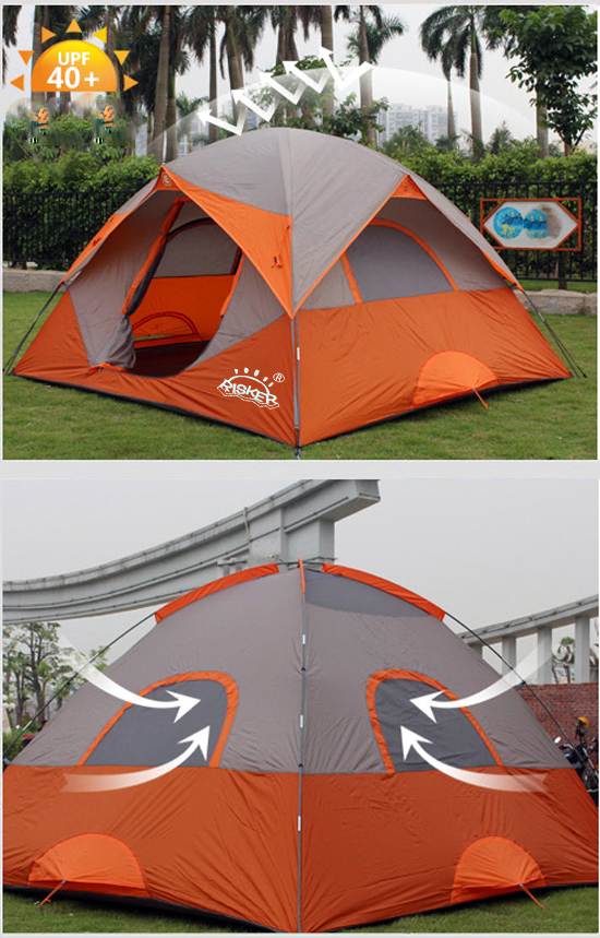 Lều RISKER 2 lớp chống mưa 6-8 người