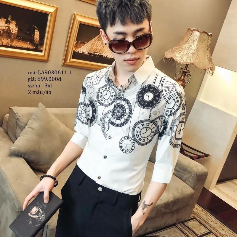Áo sơ mi nam body Hàn Quốc