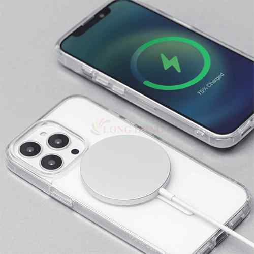 Ốp lưng nhựa cứng hỗ trợ sạc không dây SwitchEasy MagCrush iP 13 Series - Hàng chính hãng