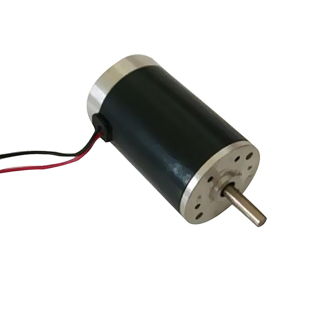 8000RPM 12V High Torque Magnetic Cylindrical Mini DC Motor 19mm Shaft