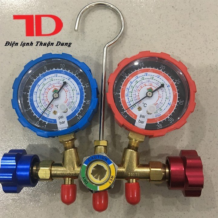 Đồng hồ đo áp suất gas máy lạnh HS-536C