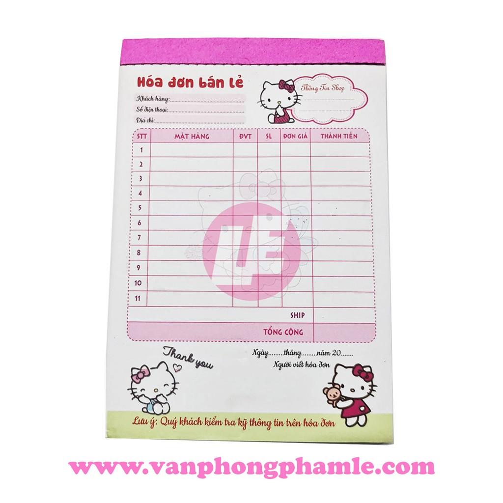 Hóa đơn 1 Liên Hello Kitty