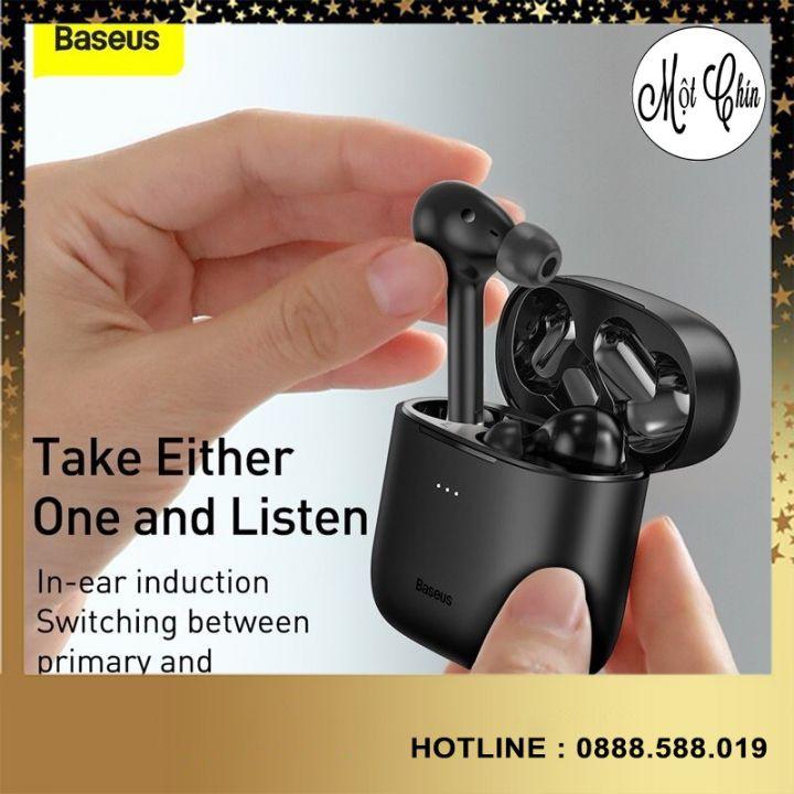 Tai nghe Baseus W06 Encok True Wireless Earphones APT-X Wireless Earbuds -Hàng Chính Hãng