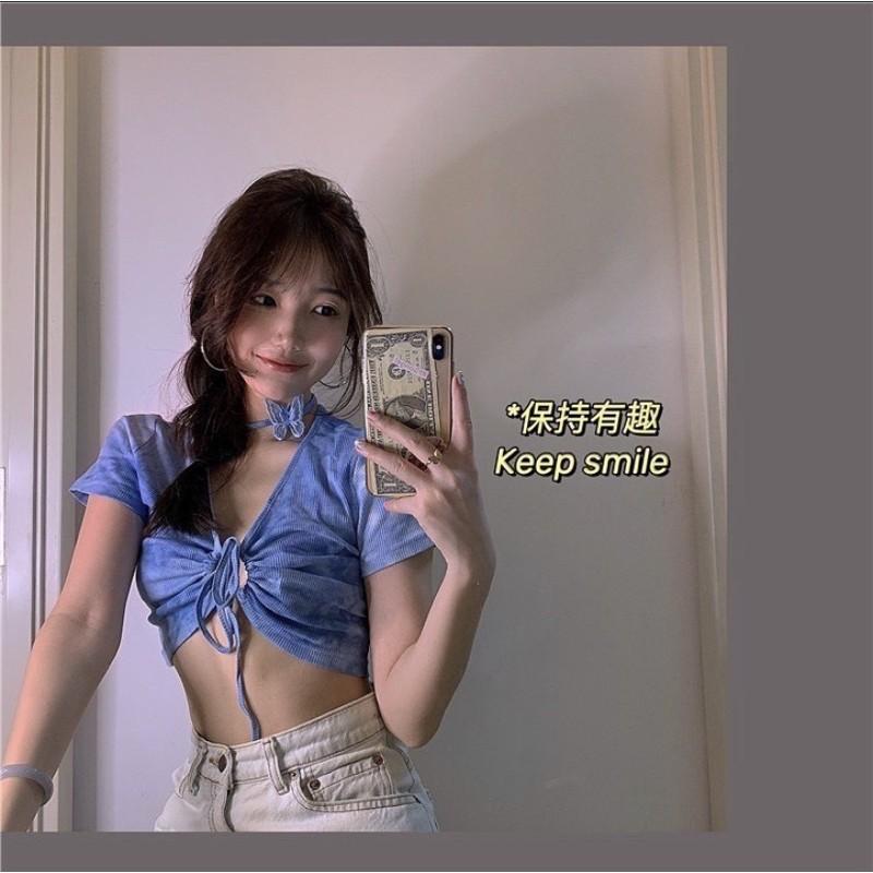 ÁO THUN LOANG XANH FREESIZE