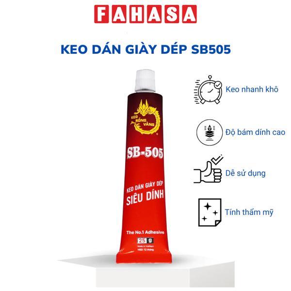 Keo Dán Giày Dép Siêu Dính 25g - Rồng Vàng SB-505S