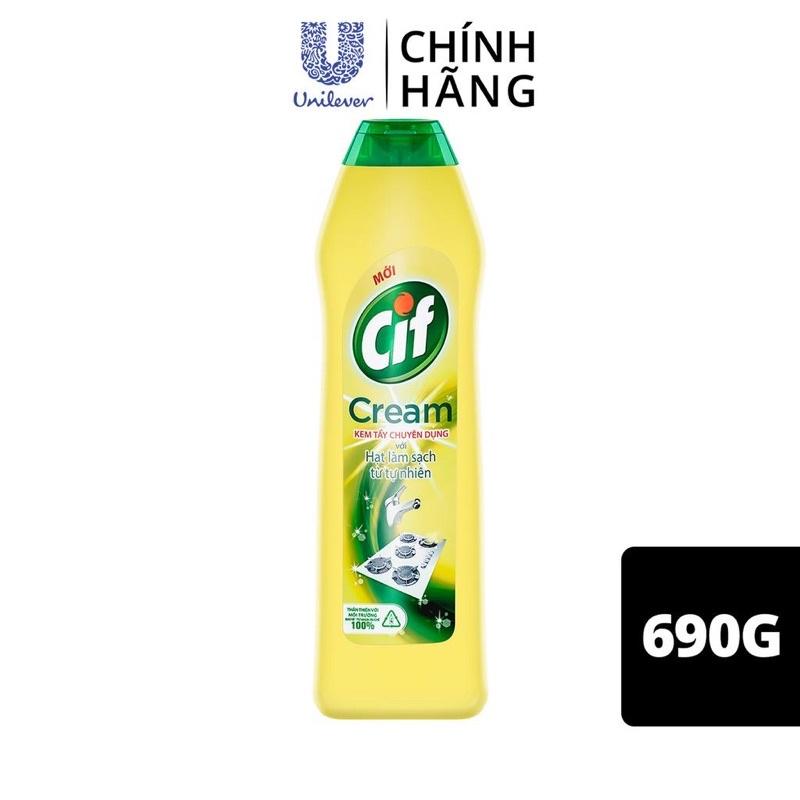 Kem tẩy đa năng nhà bếp CIF vàng - chai 690g