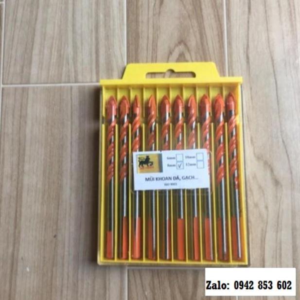 Mũi Khoan Đa Năng, Mũi khoan Gạch Men, Tường Bê Tông, Gỗ, Sắt 6mm 8mm 10mm 12mm