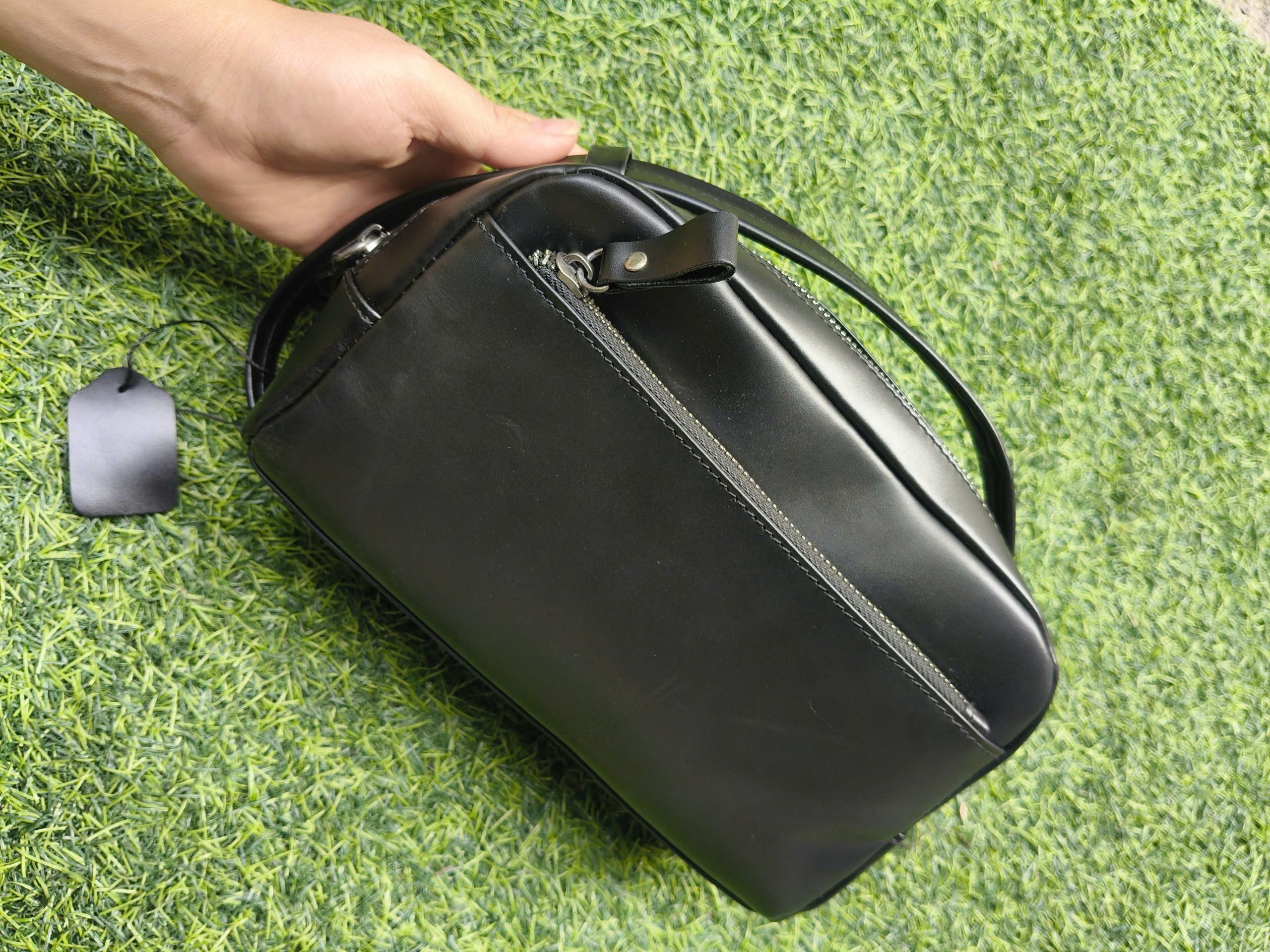 Clutch Da Cầm Tay Nam Da Bò Thật Nguyên Miếng BHM7460 – Chống Xước, Chống Nước, Sang Trọng – Dung Tích Rộng