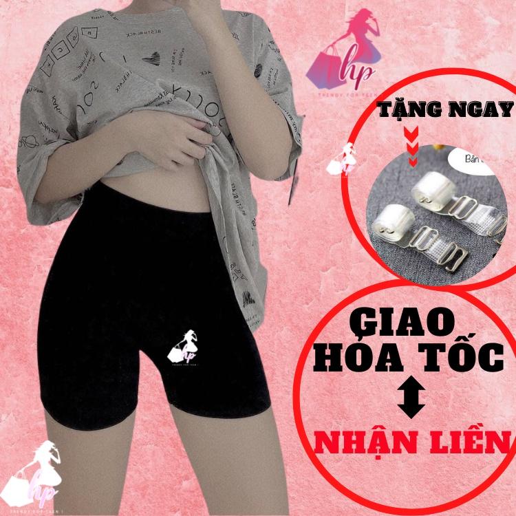 Quần leggin đùi ngắn thun dệt cao cấp quảng châu ôm sát kiểu dáng hàn quốc VD258