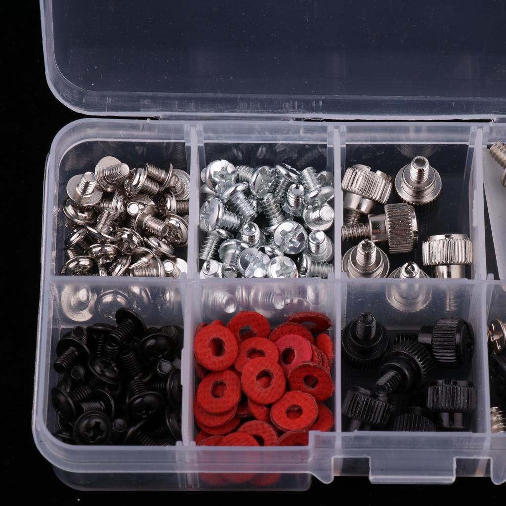 228Pcs Computer Spacer Screws Assortment  Mounting Screw for Motherboard