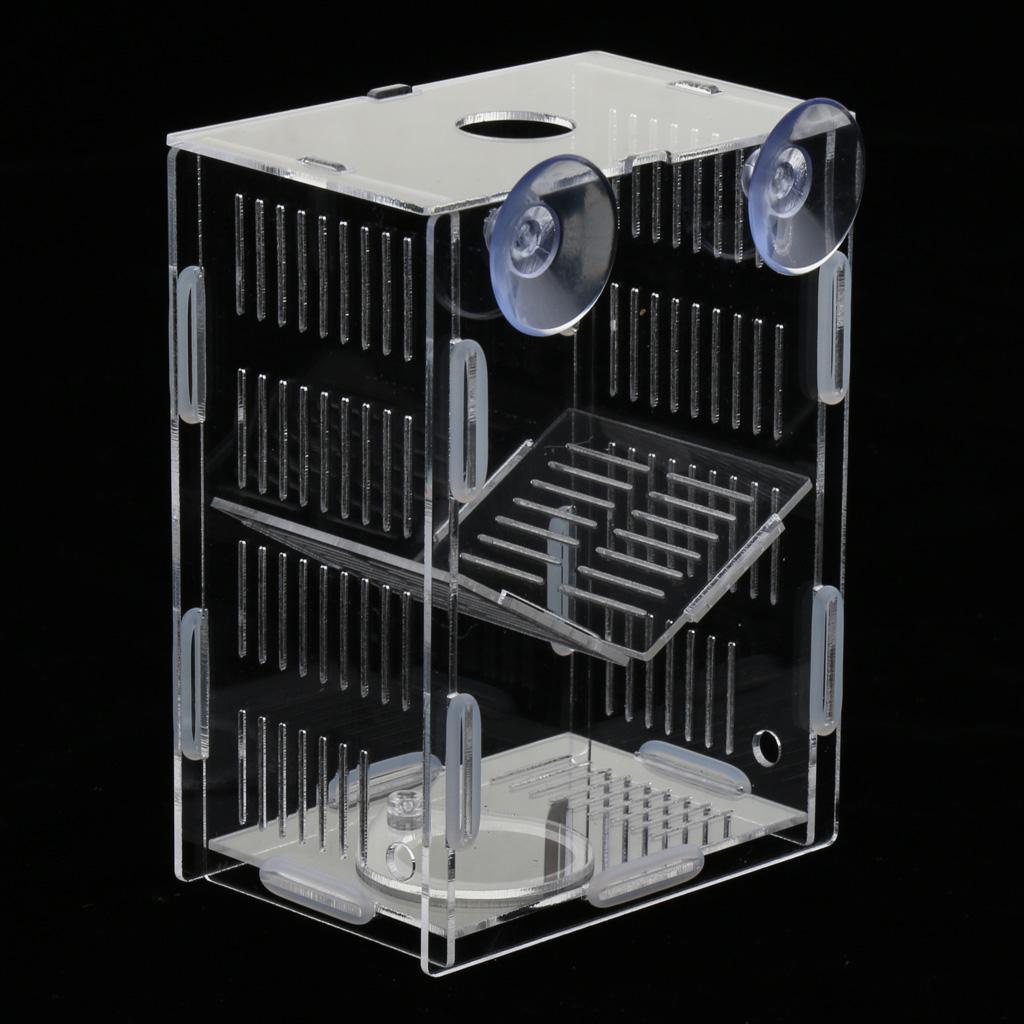 Aquarium  Tank Plastic Floating Isolation Divider Breeding Box