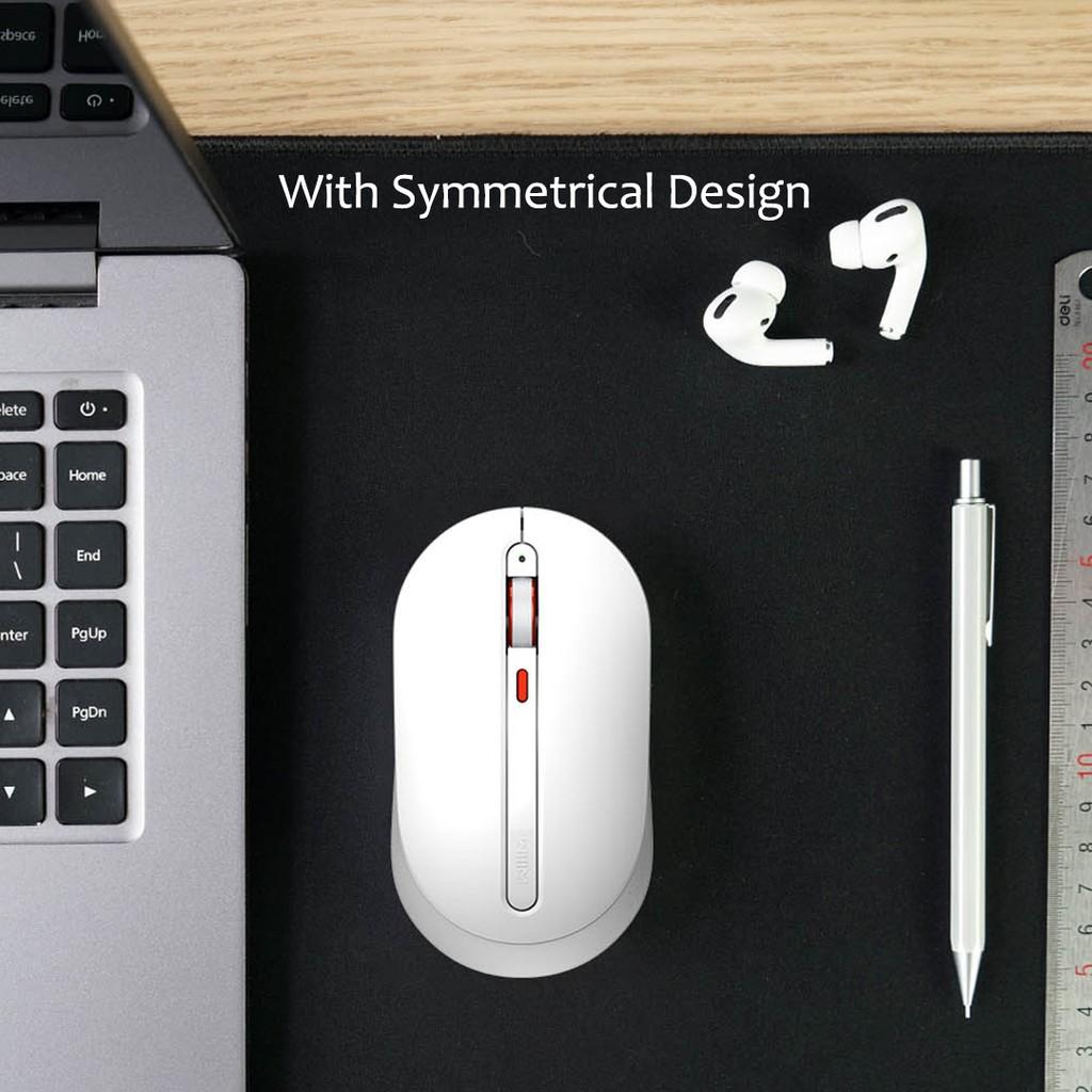 Chuột Không Dây + Đầu Thu Xiaomi Miiiw DPI Đa Tốc Độ Có Thể Tắt Tiếng 2.4ghz Cho Máy Tính Văn Phòng Hàng nhập khẩu Hàng nhập khẩu