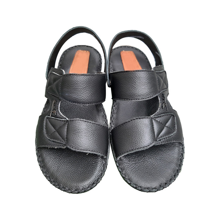 Giày Sandal Nam Da Bò Thật Thời Trang 2 Quai TCF10437