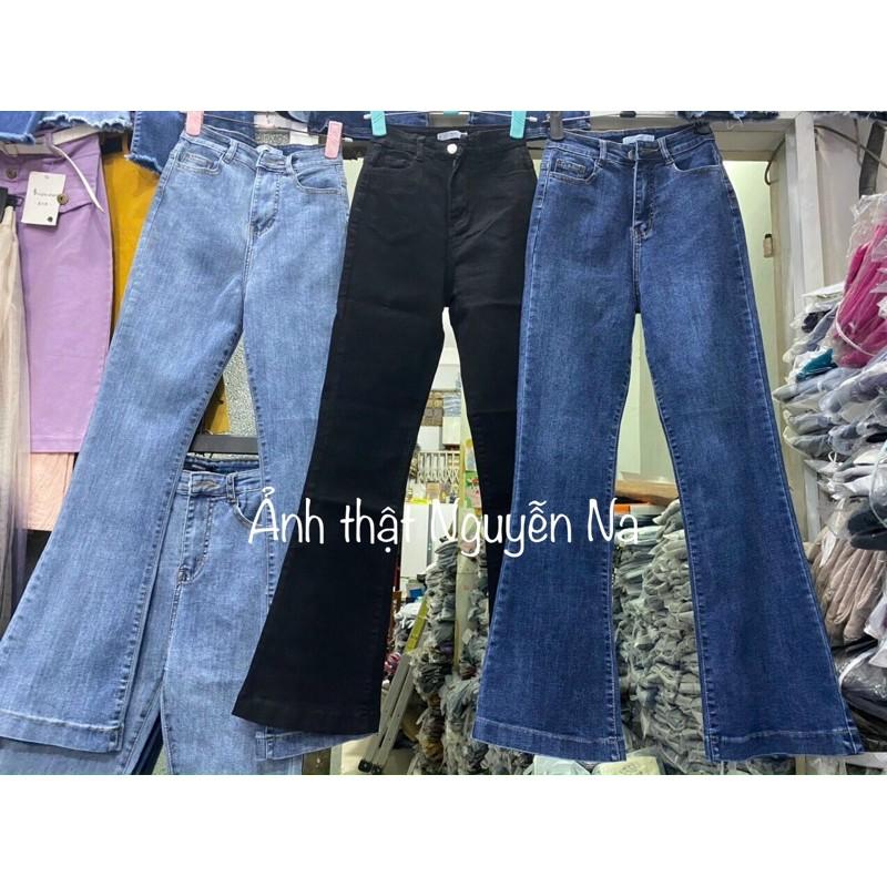 QUẦN JEANS LOE DÁNG DÀI- ống Bass dài jeans mềm giãn