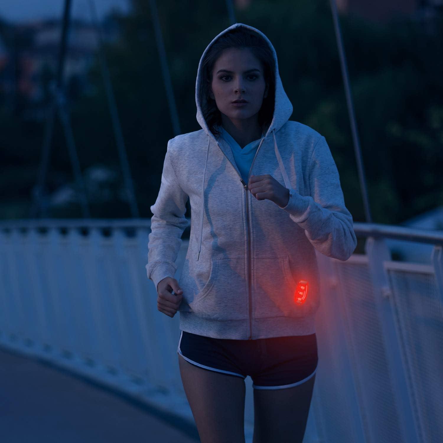 Đèn LED nhấp nháy bộ đèn an toàn đèn an toàn cho trẻ em cặp đi học người chạy ban đêm người leo núi chó xe kéo nhẹ có kẹp đèn cố định và đèn nhấp nháy 6er