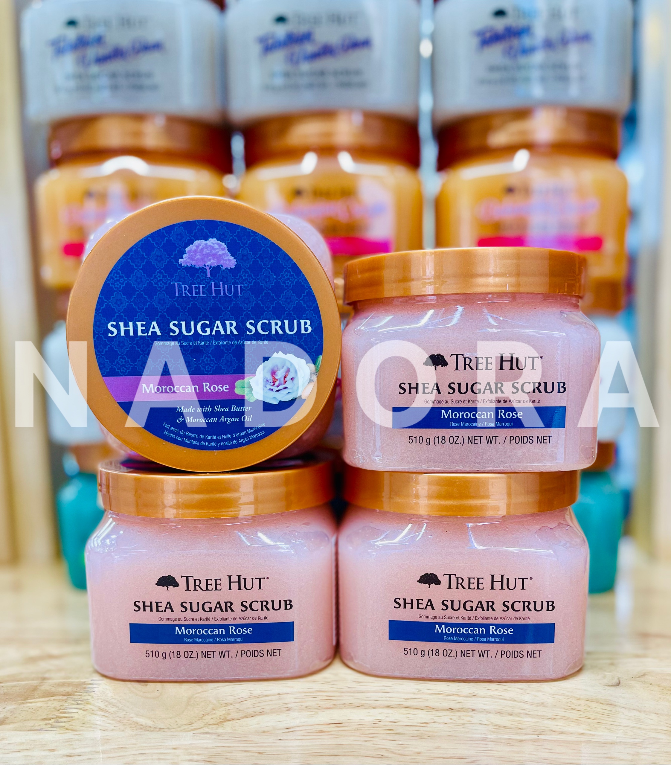 Tẩy Tế Da Chết Toàn Thân TREE HUT SHEA SUGAR SCRUB MOROCCAN ROSE